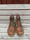 Red Wing Heritage Weekender Canvas Moc 6"Copper Rough Tough Boots 3335 Size 7D