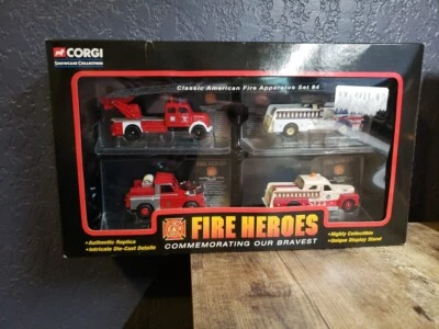 CORGI FIRE HEROES Classic American Fire Apparatus Set #4, Diecast - Image 1 of 4
