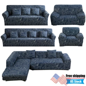 1 2 3 4 Sitzer Stretch Sofa Schonbezüge Elastisch Couch Loveseat Bezug Schoner - Bild 1 von 24