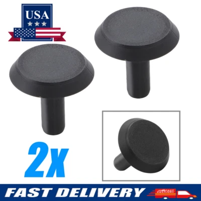 2x Para Fiat 500 2013-2019 Reposabrazos Tapa Tapón Tapa Enchufe Plástico de la Más Alta Calidad Reemplazar Foto 1 de 4