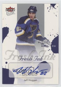 2005-06 Fleer Ultra Fresh Ink Jeff Hoggan #FI-HO Rookie Auto RC