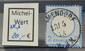 BRIEFMARKEN DEUTSCHLAND MI 5 POSTGESCHICHTE SCHÖNES LOT AI/32 - Bild 1 von 2