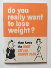 1961 Book Do You Really Want To Lose Weight Knox Gelatine Eat And Reduce Plan