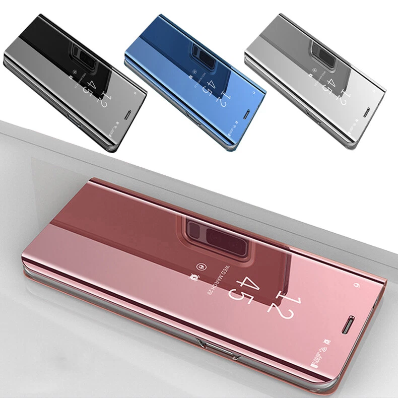 Smart Case For Samsung s10 s10 plus Smart 360 Clear View Mirror Flip Stand - Image 1 of 2