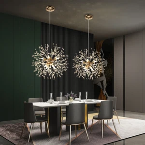 Bedroom Lamp Crystal Pendant Light Hotel Chandelier Lighting Home Ceiling Lights - Picture 1 of 12
