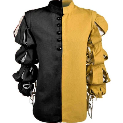Medieval Doublet cotton Plane costume Renaissance Joerg Landsknecht Sca Larp - Image 1 of 3