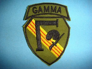 VIETNAM WAR PATCH, US 5th SF Grp ADVISOR ARVN SF DET. B-57 PROJECT GAMMA - Foto 1 di 2