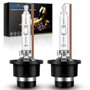 2 Pack D2S 35W 4300K HID Xenon Replacement Low/High Beam Headlight Lamp Bulbs - Picture 1 of 12