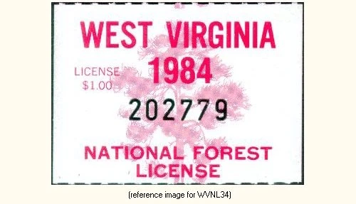D2K West Virginia NF H/F 1984 $1.00 - Image 1 of 1
