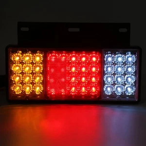 Truck Tail Lamp Taillight Assembly Pair Left Right 12V 44 LEDs Waterproof For - Picture 1 of 24