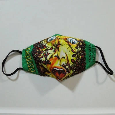 PESTILENCE Consuming Impulse FACE MASK Band Logo - Image 1 of 4