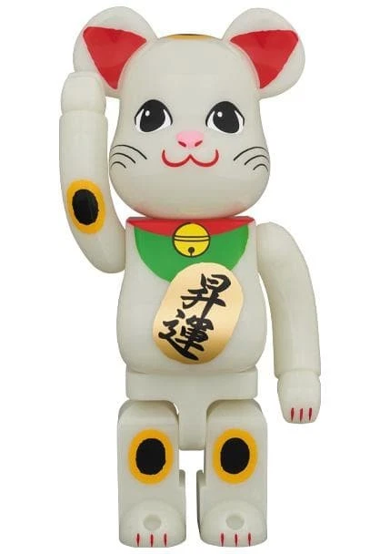 Коллекционный предмет игрушка Medicom BERBRICK 400 Maneki Neko светится в темноте - Изображение 1 из 1