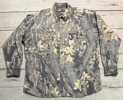 Camisa camuflada con botones manga larga Remington para hombre talla 2XL? Revisa las fotos del tamaño Foto 1 de 4