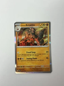 100/167 HISUIAN ARCANINE | RARE HOLO | TWILIGHT MASQUERADE POKEMON CARD - Bild 1 von 2