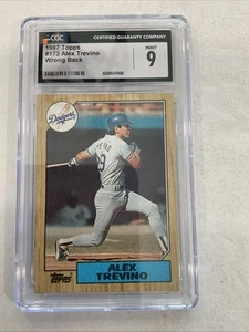 Error Wrong Back #173 ALEX TREVINO/ Back (HOF) Tom Seaver CGC 9 ⚾️♨️3 - Picture 1 of 4