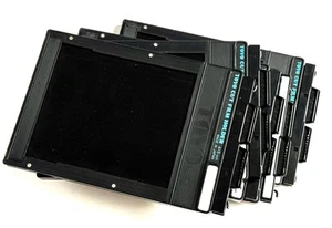 2 Clean TOYO 4x5 Cut Sheet Film Holders Minor Cracks in Slides - Picture 1 of 1