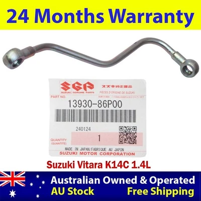 Tubo de alimentación de aceite turbo cargador original para Suzuki Vitara K14C 1,4 L Foto 1 de 4