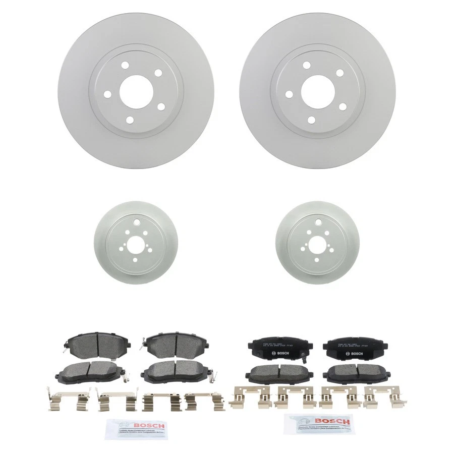 Bosch QuietCast Ceramic Brake Pad and Rotor Kit For 2013-2015 Subaru BRZ Foto 1 de 4