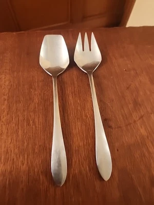 SILHOUETTE Acero Inoxidable - Juego de 2 Piezas Mediados de Siglo Estilo Moderno  Foto 1 de 4