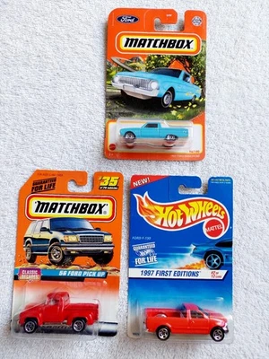 Camioneta Ford F-150 Hot Wheels, HW 1997 primeras ediciones, camioneta Ford Matchbox 56 Foto 1 de 2