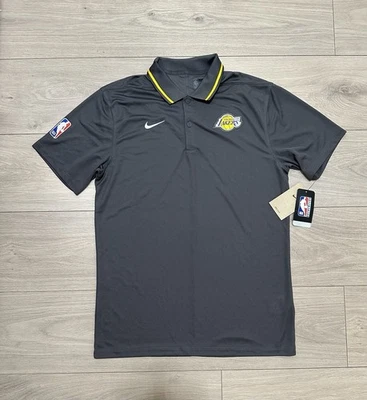 Lakers team issued size Small Pro cut jersey warm-up shirt Practice Nike Polo - Image 1 of 4