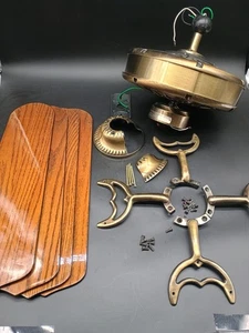 CASABLANCA 1004T Zepher Intelitouch Ceiling Fan Antique Brass 4 Arms Blades EXC - Picture 1 of 21