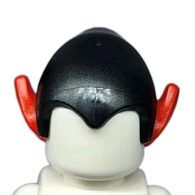 NUEVO LEGO® Sombrero Negro Elfo Caído Moldeado Rojo Punta Orejas Patrón Contador Nexo Foto 1 de 2