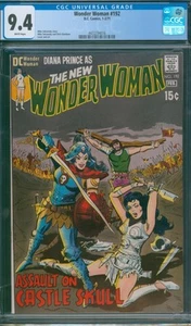 Wonder Woman #192 (1971) ⭐ CGC 9.4 páginas blancas ⭐ ¡Asalto a la calavera del castillo! DC Comic - Imagen 1 de 2