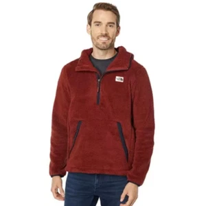 The North Face Campshire Pullover Sudadera con Capucha Sherpa Polar Chaqueta Borgoña Talla XL - Imagen 1 de 8