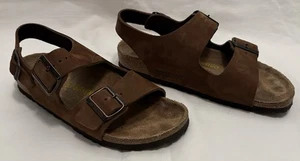 Birkenstock Damen EU 37 - US 6 - 6,5 Milano Tobacco Brown Slingback Nubuk - Bild 1 von 7