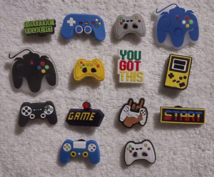 Video Game Controllers - 14pc Shoe Charms croc decoration - FREE SHIPPING