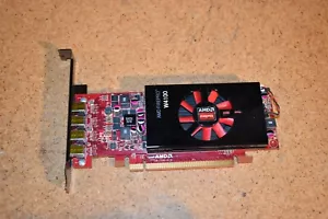 AMD FirePro W4100 2GB GDDR5 PCIe Graphics Card Quad Monitor 4x Mini Displayport - Picture 1 of 11