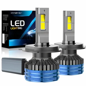 H4 9003 LED Headlight Super Bright Bulbs Kit 6000K White High/Low Beam Lights - Picture 1 of 8