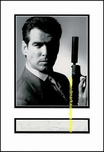 Pierce Brosnan James Bond Goldeneye Die Another Day autógrafo firmado UACC RD 96 - Imagen 1 de 1