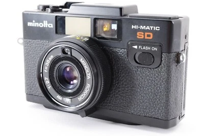 **AS IS** Minolta Hi Matic SD Point & Shoot Rokkor 38mm F/2.7 Lens Japan 2008992 - Image 1 of 4
