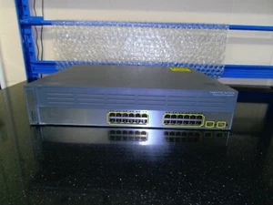 Cisco WS-C3750G-24WS-S25 Catalyst 3750G Switch Integrated WLAN Controller - Picture 1 of 4