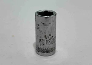 USED - DeWalt 8mm 6 Point 1/4" Drive Chrome Socket 86-105D - Picture 1 of 3