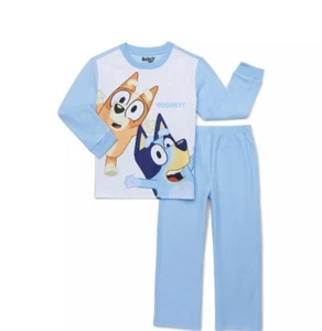 BLUEY BINGO FLANNEL 2 PIECE PAJAMAS BOYS SIZE  8. *NEW W TAGS*  (2 AVAILABLE) - Picture 1 of 3