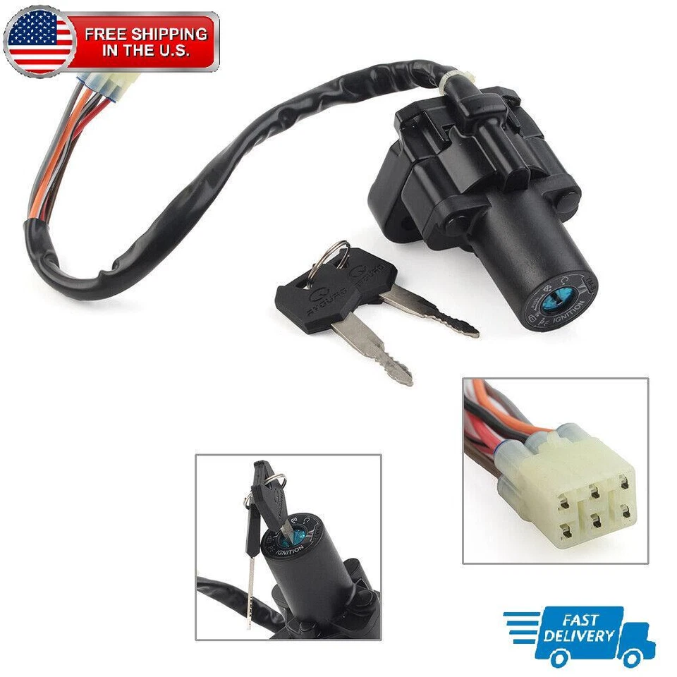 Interruptor de encendido llaves de bloqueo 37100-24F00 para Suzuki Hayabusa GSX1300R 1999-2023 nuevo Foto 1 de 4