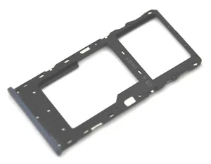 PLATEAU PORTE CARTE SIM MICRO SD BLEU DE REMPLACEMENT OEM TCL 20E 6125F - Photo 1 sur 2