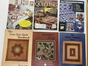 LOT of 6-Quilting magazines BOOKS-BOSTON COMMONS, 3D DAHLIA, BHG, AUTUMN GLORY - Imagen 1 de 12