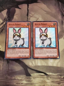 Yugioh - Rescue Rabbit CT09-EN015 NM Limited Super Rare x2 - Picture 1 of 1