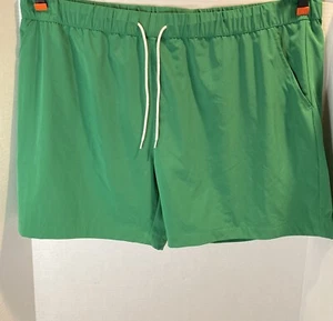 Herren Badehose Kelly Grün Mesh Gefüttert Kordelzug Taille XXL Neu mit Etikett - Bild 1 von 8