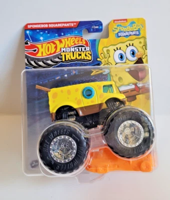 Hot Wheels 2024 Monster Trucks  SpongeBob Squarepants 1:64th - Image 1 of 3