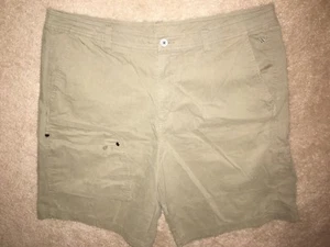 WHITE SIERRA KHAKI MENS ARMY CARGO HIKING-TRAIL SHORTS SIZE 40 COTTON/NYLON EUC - Picture 1 of 4