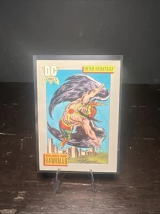 1991 DC Comics Trading Cards #10 Golden Age Hawkman Hero Heritage - Picture 1 of 3