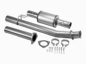 2011-2019 Ford F250 F350 F450 6.7L Powerstroke Diesel Exhaust Pipe & Muffer - Picture 1 of 9