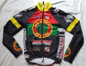 Pactimo Big Wheel Racing Men Full Zip Cycling Long Sleeve Jersey Lined Small - Picture 1 of 3