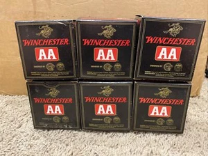 Winchester AA Shotgun Shell Boxes 28 (6) Total Empty Boxes - Bild 1 von 4