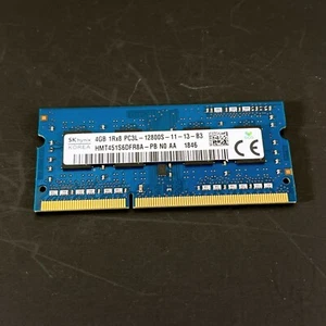SK HYNIX 4 GB MEMORY RAM PC3L-12800S HMT451S6DFR8A-PB LAPTOP - Picture 1 of 3